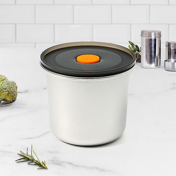  [온프레시] 락킹 원형 스텐 밀폐용기 530ml 반찬통