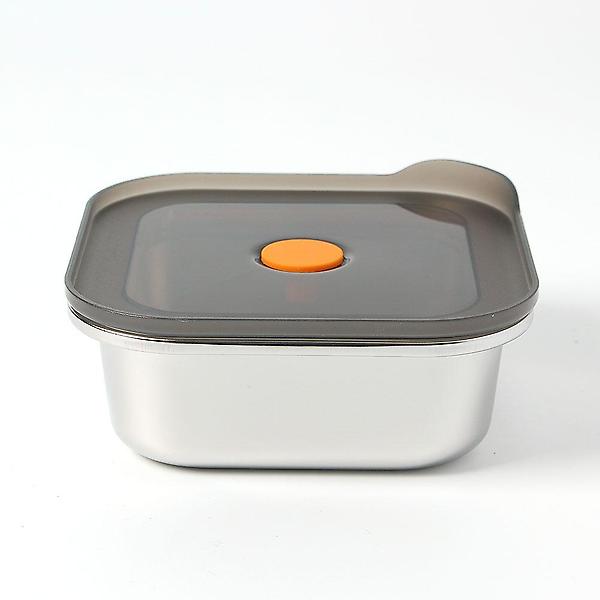  [온프레시] 락킹 정사각 스텐 밀폐용기 납작 반찬통