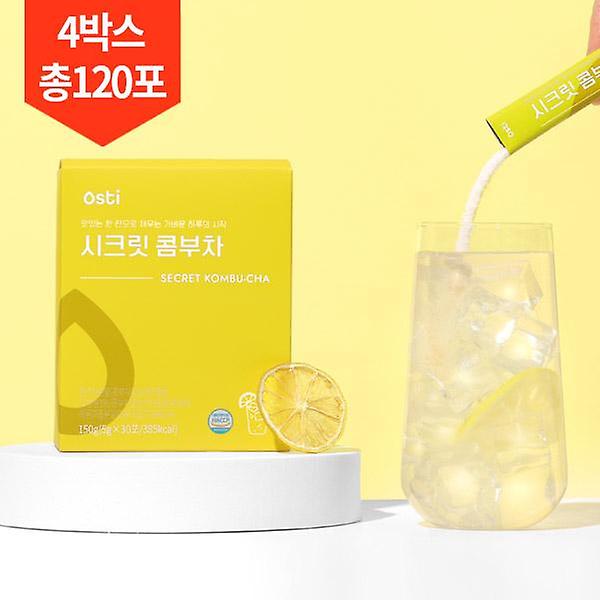  수분충전 건강한 오스티 시크릿 콤부차/4박스 총120포