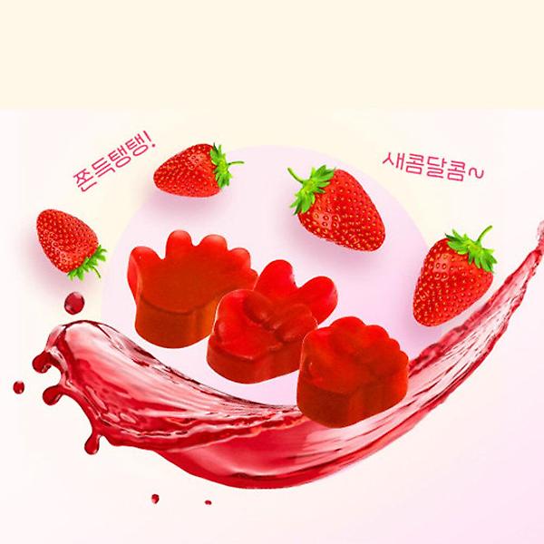 [유유네이처/BWI-00001] 유판씨 종합비타민 멀티구미 파우치(딸기맛) 1박스(10구미X12파우치) 어린이 성장기 도움 종합 키즈비타민D