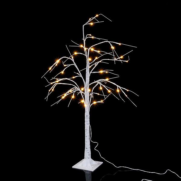 [도매토피아/1] 1.2M 자작나무 LED 무드등 / USB 스탠드 나무등
