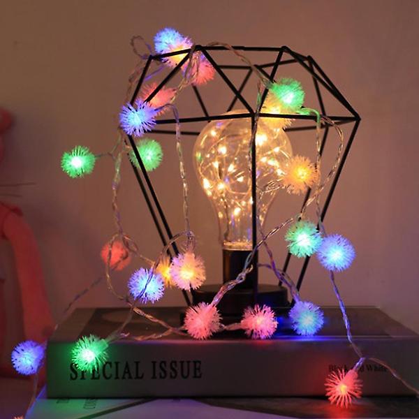  100구 눈송이 와이어 전구/ 10M 믹스컬러 장식전구