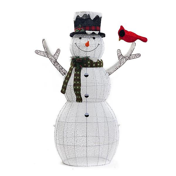 [도매토피아/화이트 레이스 대형 눈사람(] 화이트 레이스 대형 눈사람(180cm)/크리스마스장식