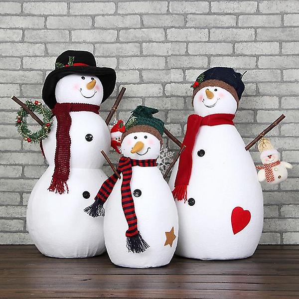 [도매토피아/대형인형 화이트 스마일 눈사] 대형인형 화이트 스마일 눈사람 가족/크리스마스소품