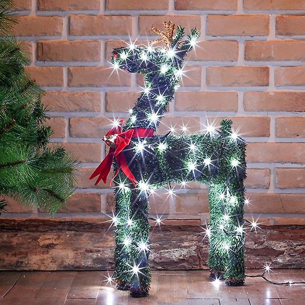 [도매토피아/LED 크리스마스장식용 루돌] LED 크리스마스장식용 루돌프 사슴/트리장식 60cm