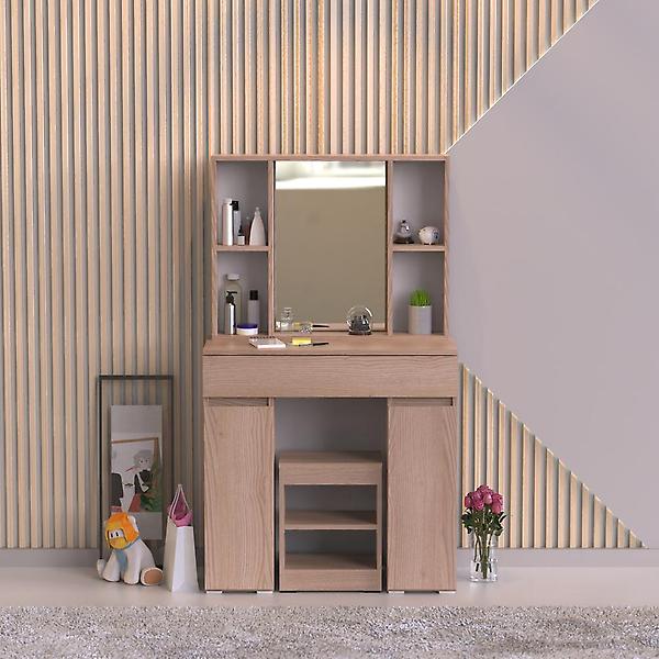  아이앤 제논 800 수납 화장대+의자 세트 AP