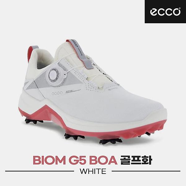  [에코코리아정품]2022 에코 바이옴 G5(BIOM) 보아 골프화[화이트][152503-01007][여성용]