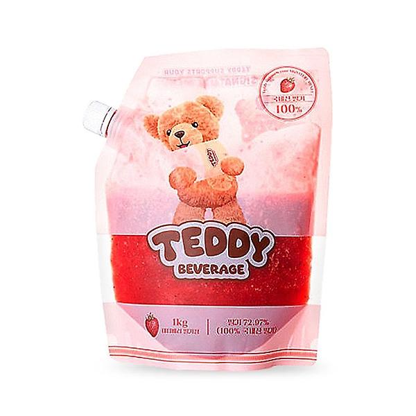 [테디베리/KOKO00001] 냉장 테디베리 딸기청 1kg 라떼 스무디 에이드 카페재료 베이스