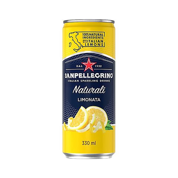 [산펠레그리노/KOKO00001] 산펠레그리노 탄산음료 리모니타 레몬 330ml 캔 24개 1박스