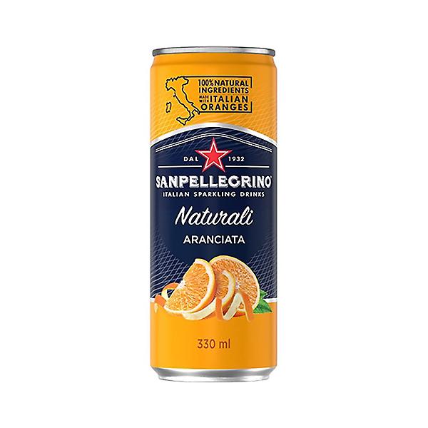 [산펠레그리노/KOKO00001] 산펠레그리노 탄산음료 아란시아타 오렌지 330ml 캔 24개 1박스
