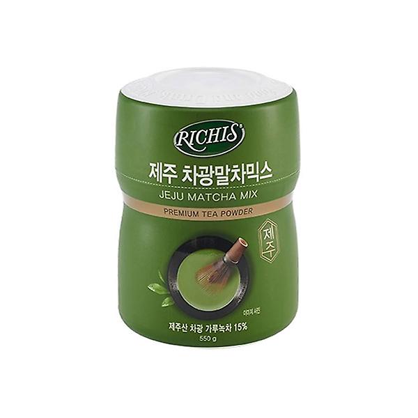 [(주)동서/KOKO00001] 동서 리치스 제주차광 말차 믹스 550g 카페 음료 디저트 재료