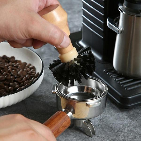 [빈스업/KOKO00001] 빈스업 포터필터 원형 커피 브러쉬 54-58mm 청소솔