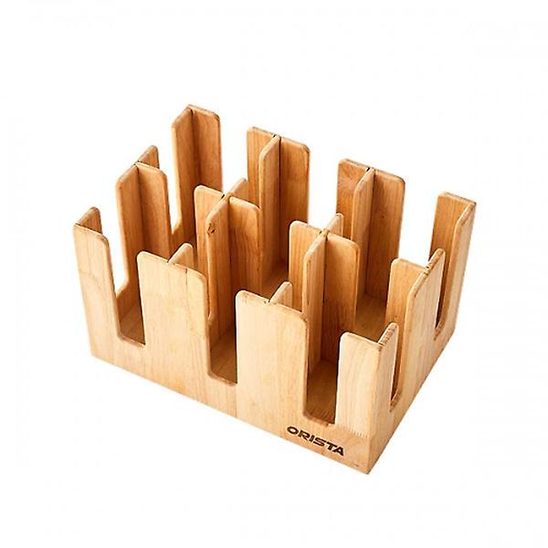  오리스타 우드 스퀘어 6구 테이크아웃컵 디스펜서