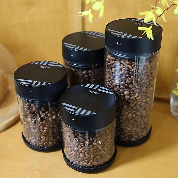 [아쿠바/KOKO00001] 아쿠바 디지털 진공 밀폐용기 750ml 커피 원두 보관통 캐니스터