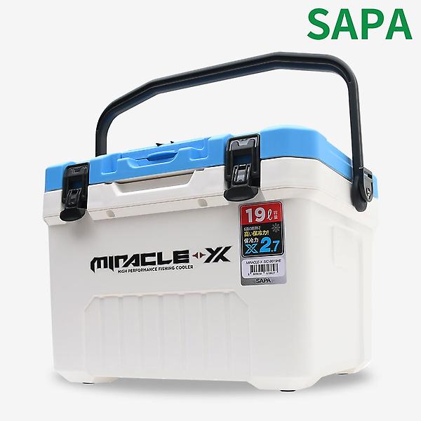  싸파 기포기 내장형 아이스박스 19L SIC-Y019HE 낚시