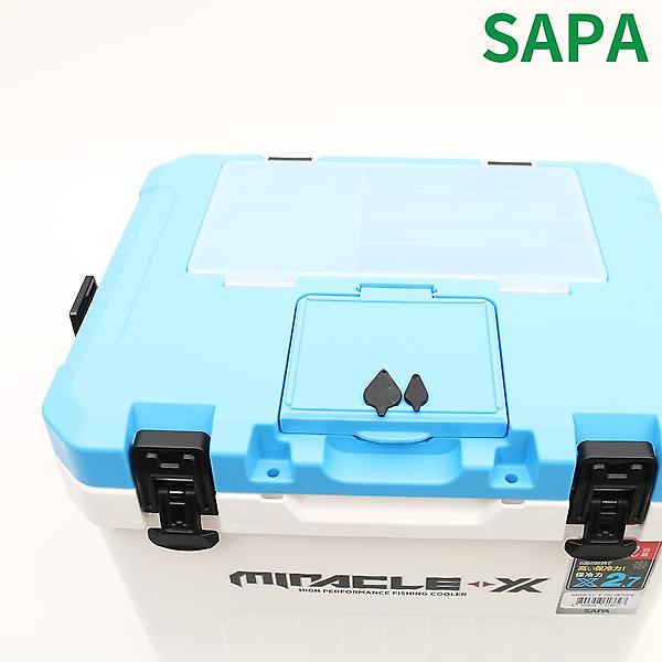  싸파 기포기 내장형 아이스박스 19L SIC-Y019HE 낚시