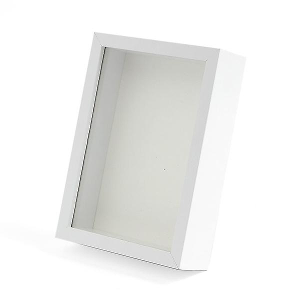 아트공간 3D 입체 관액자(5x7) (화이트)