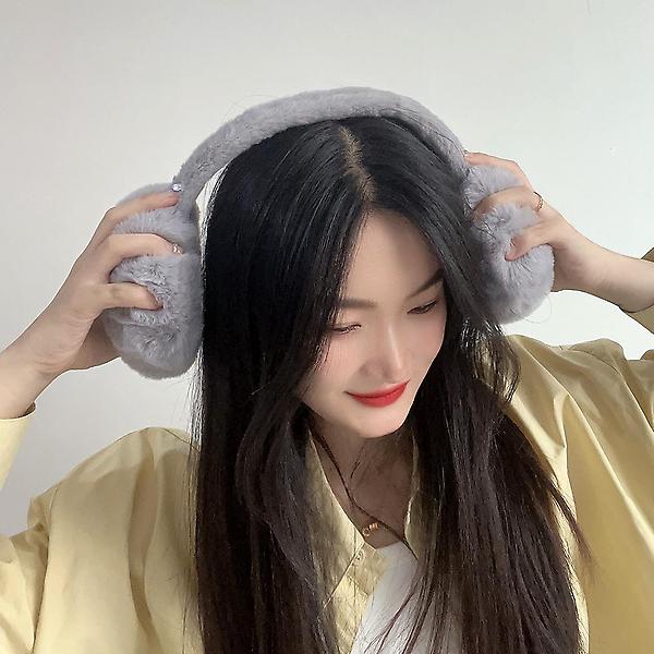 마카롱 겨울 귀마개(그레이)