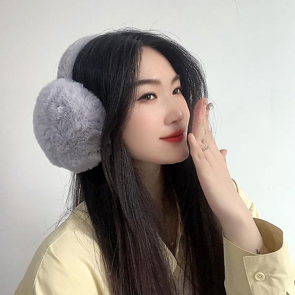  마카롱 겨울 귀마개(그레이)