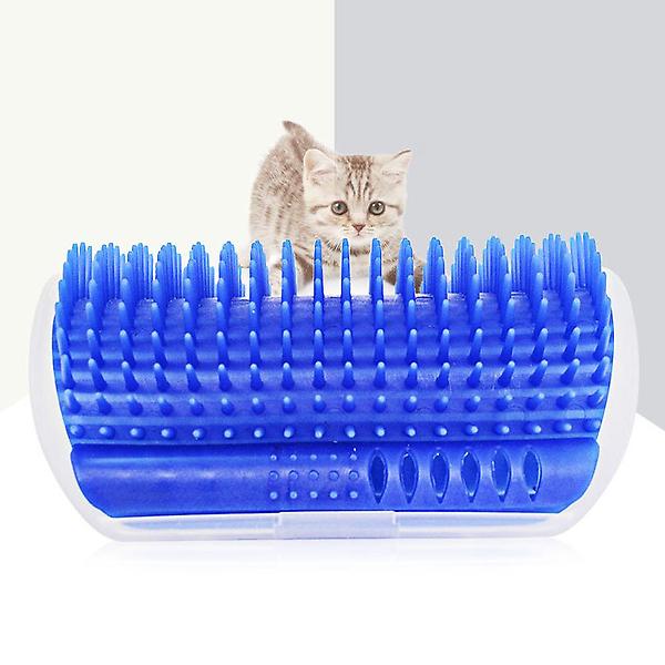 [도매토피아/고양이 그루밍브러쉬/코너 셀] 고양이 코너 그루밍 브러쉬(블루)