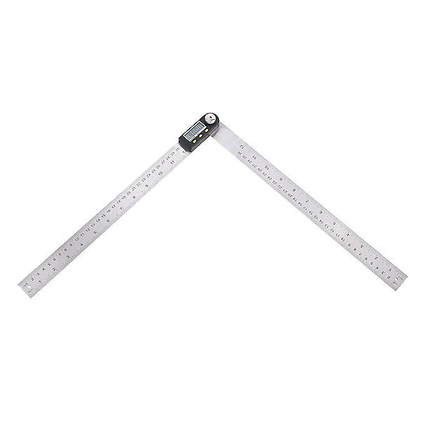  360도 디지털 각도기(30cm)/목공용 스틸자 각도측정기