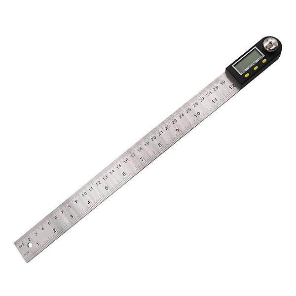  360도 디지털 각도기(30cm)/목공용 스틸자 각도측정기