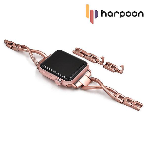  하푼 애플워치 38 42mm 루나드 다이아 메탈 스트랩