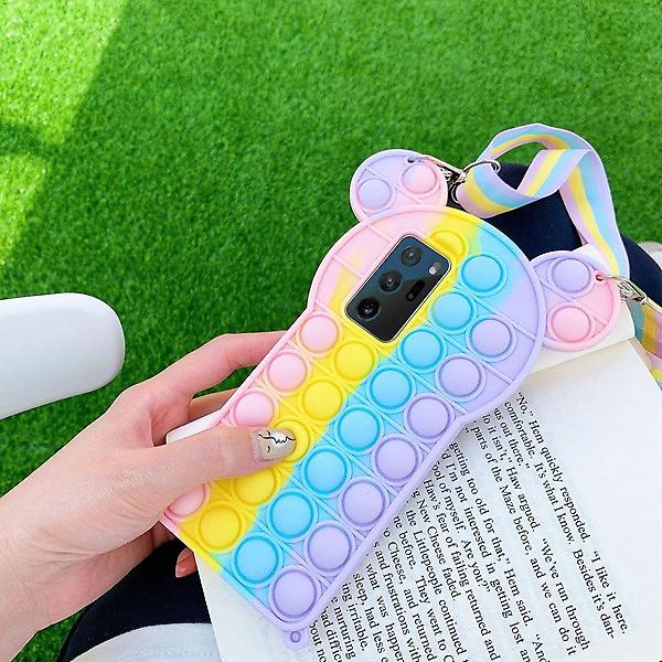  하푼 갤럭시S9 테디베어 푸시팝 팝잇 실리콘 케이스