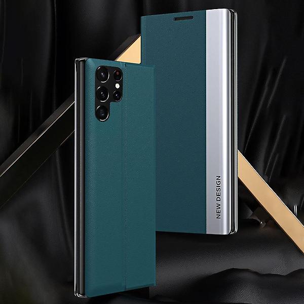  갤럭시 A32 4G (A325) 스틸 레더 플립 케이스