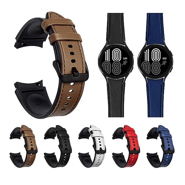  갤럭시워치6 클래식 47mm 호환 하이브리드 가죽 스트랩
