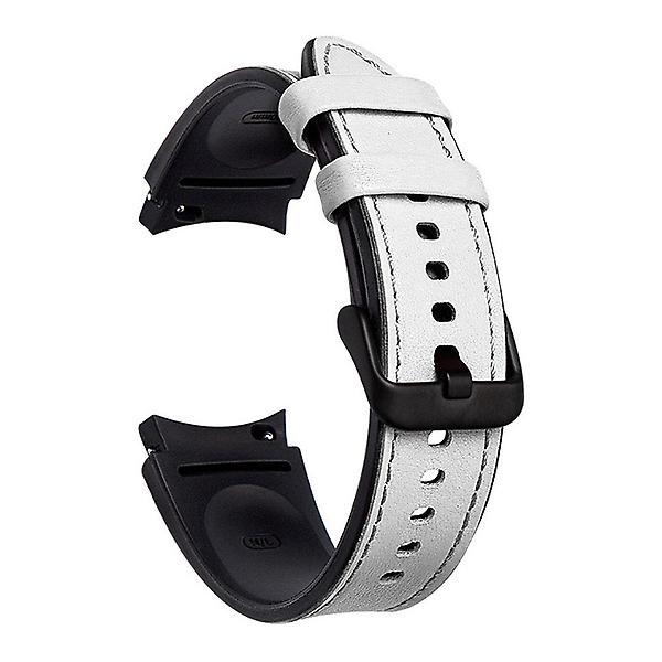  갤럭시워치6 클래식 47mm 호환 하이브리드 가죽 스트랩