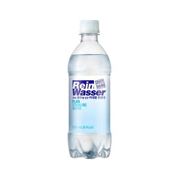  라인바싸 플레인 탄산수 500ml PET 20개 1박스