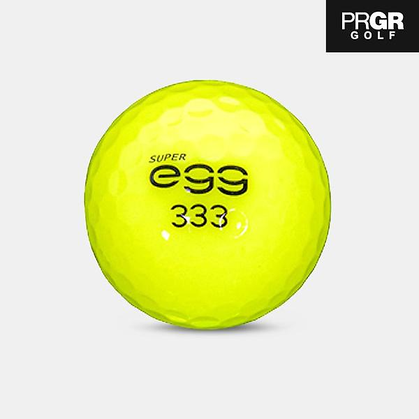 [PRGR/GOLF0001] [프로기아코리아정품]2024 PRGR 슈퍼 에그 고반발 비거리 골프볼 비거리용 골프공[2피스/12알][옐로우]