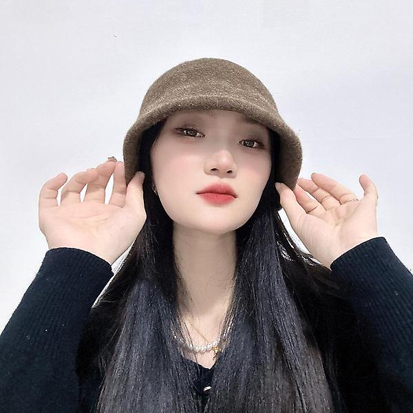  디아나 울 버킷햇(브라운)