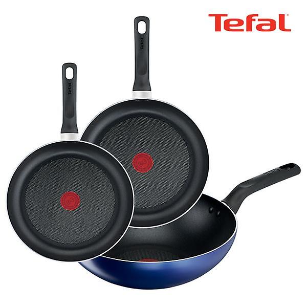  테팔 팬&냄비 PTFE 미드나잇 블루 3종세트 (프라이팬 24cm + 26cm + 볶음팬 28cm)