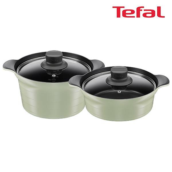  테팔 인덕션 티타늄 아로마 통주물 2종세트 (양수냄비 24cm + 전골냄비 24cm)