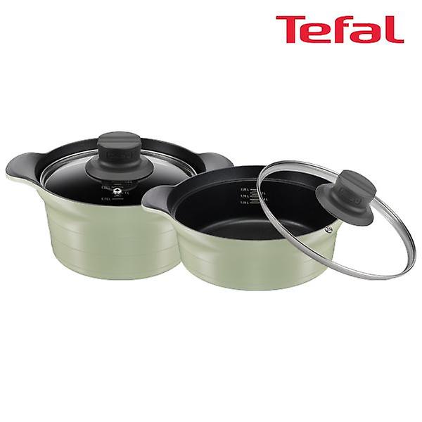  테팔 인덕션 티타늄 아로마 통주물 2종세트 (양수냄비 20cm + 전골냄비 24cm)