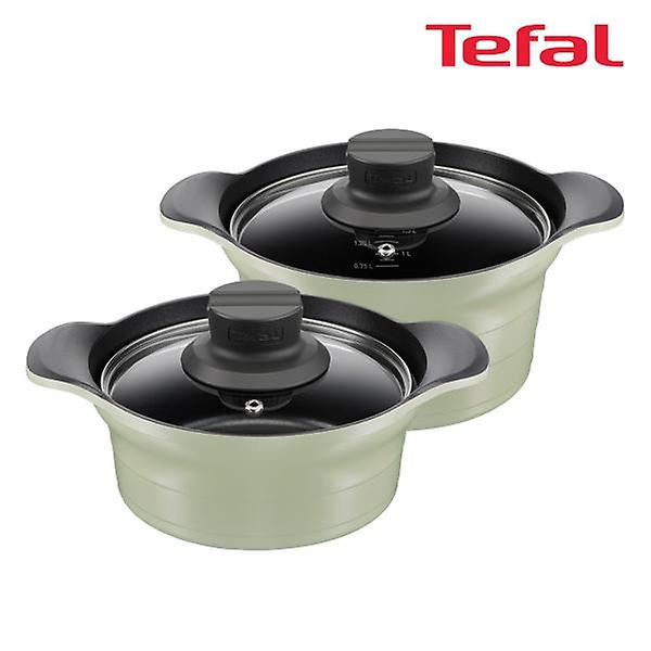  테팔 인덕션 티타늄 아로마 통주물 2종세트 (뚝배기 18cm + 양수냄비 20cm)