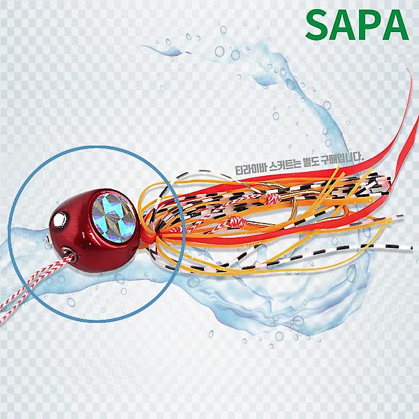  싸파 유동식 타이라바 헤드 60g/참돔 돔 광어 우럭 바다낚시 선상낚시