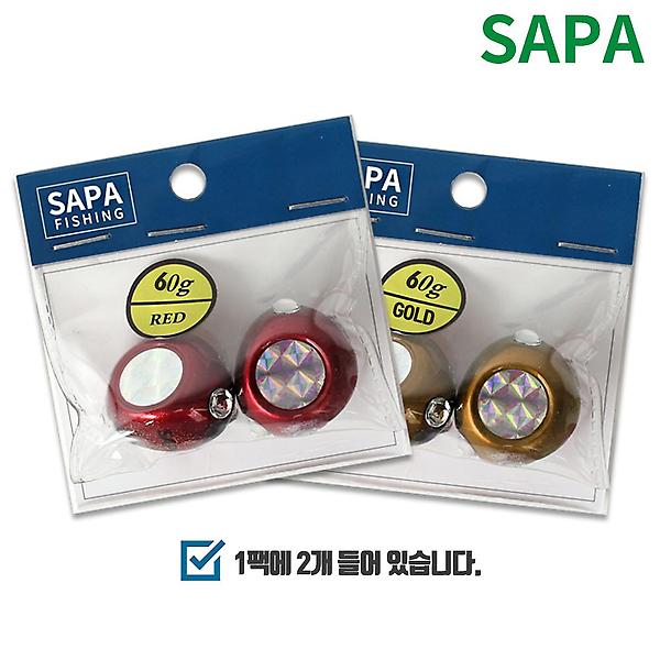  싸파 유동식 타이라바 헤드 60g/참돔 돔 광어 우럭 바다낚시 선상낚시