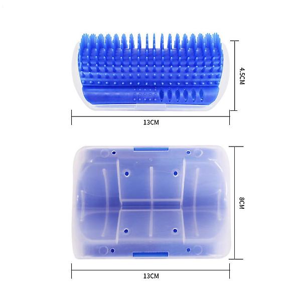 [도매토피아/고양이 그루밍브러쉬/코너 셀] 고양이 코너 그루밍 브러쉬(블루)