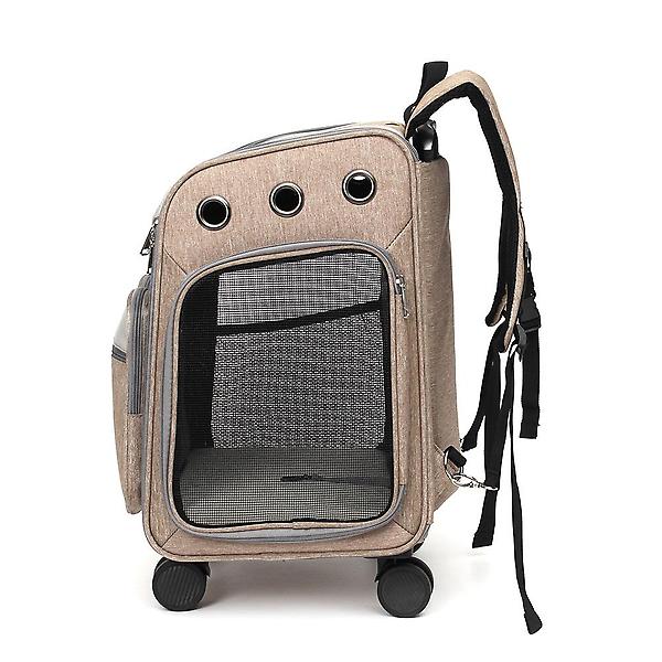  펫티켓 백팩 캐리어 이동가방(브라운)