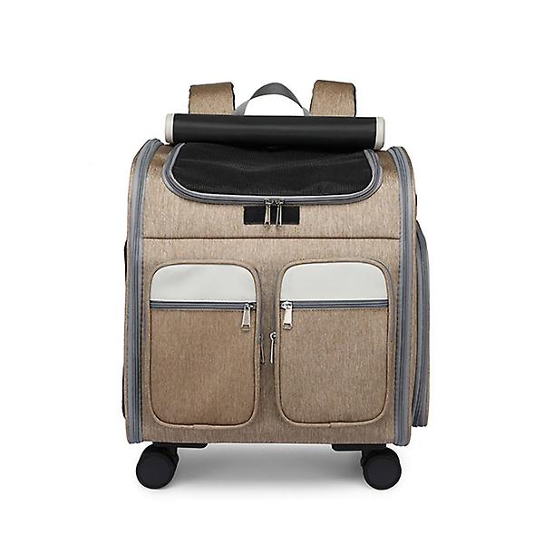  펫티켓 백팩 캐리어 이동가방(브라운)