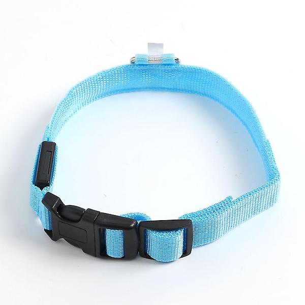  LED 애견 강아지 목줄(L) (블루)