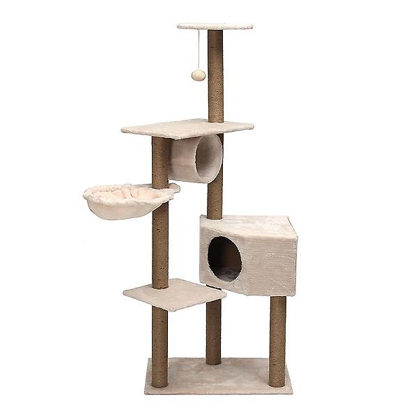  힐링홈 고양이 캣타워(150cm) (아이보리)
