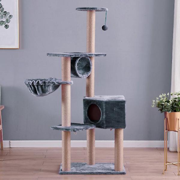  힐링홈 고양이 캣타워(150cm) (블루그레이)