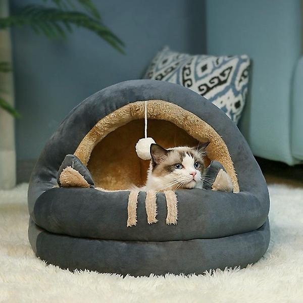 [도매토피아/TREE-00001] 러브펫 고양이 쿠션방석 동굴하우스(40cm) (그레이)