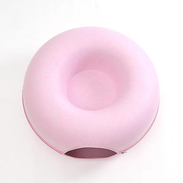  고양이 도넛 터널 숨숨집(60cm) (핑크)