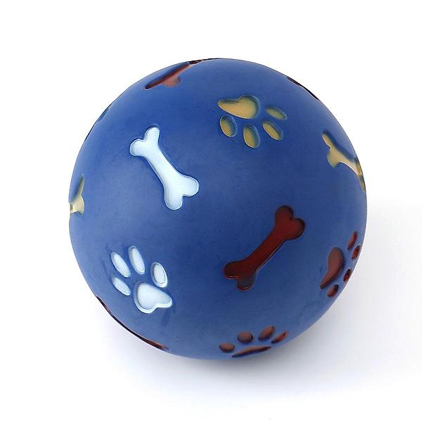  쥬쥬 강아지 간식 장난감공(14cm) (블루)