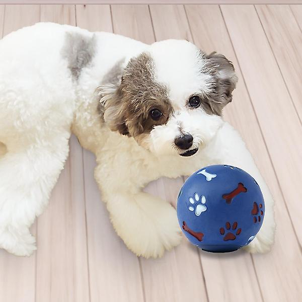  쥬쥬 강아지 간식 장난감공(14cm) (블루)